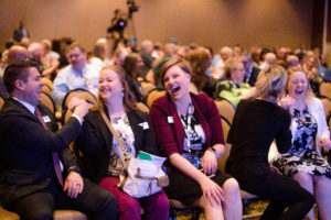 Young professionals at Convention.